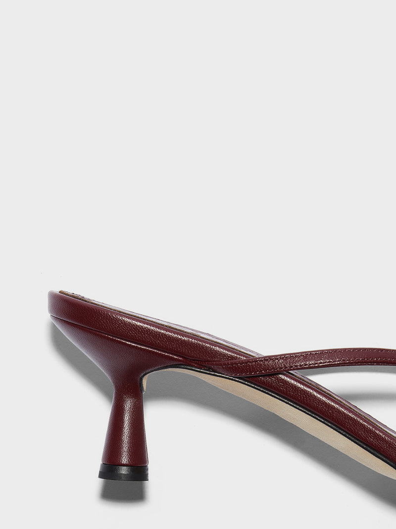 Abby Leather Mules