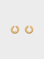 Ada Large 18kt Gold-Plated Hoop Earrings - Image 1