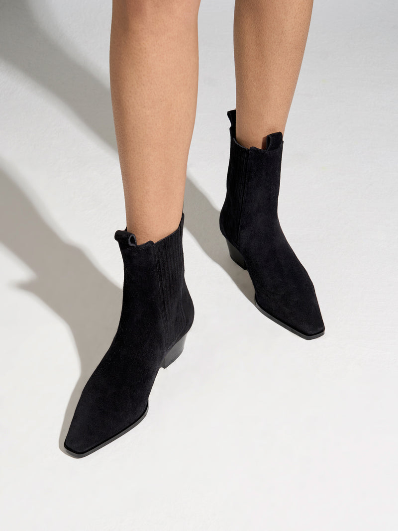 Agata Suede Ankle Boots