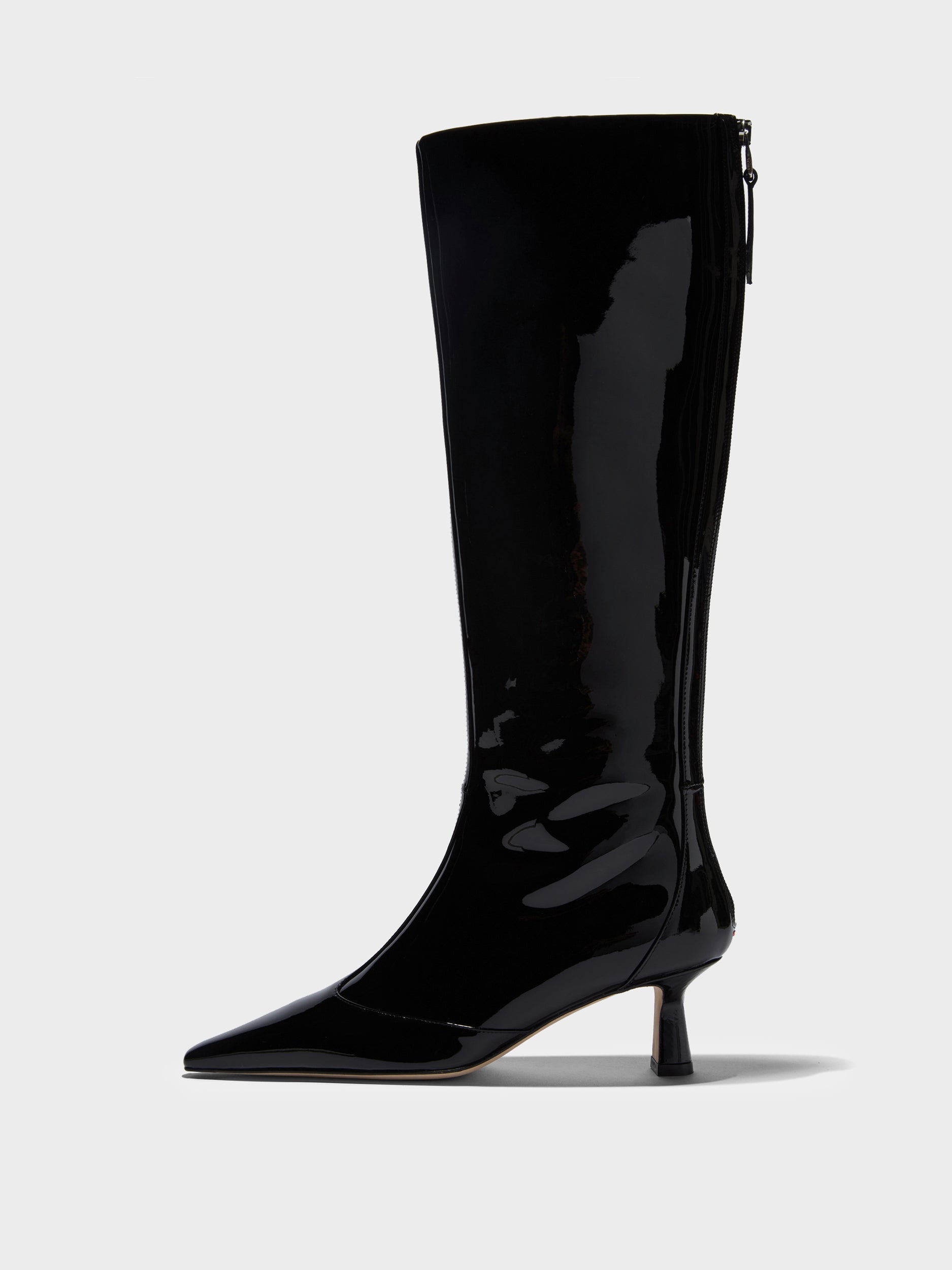 Alexis Patent Knee-High Boots - Image 1