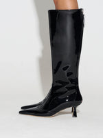 Alexis Patent Knee-High Boots - Image 6