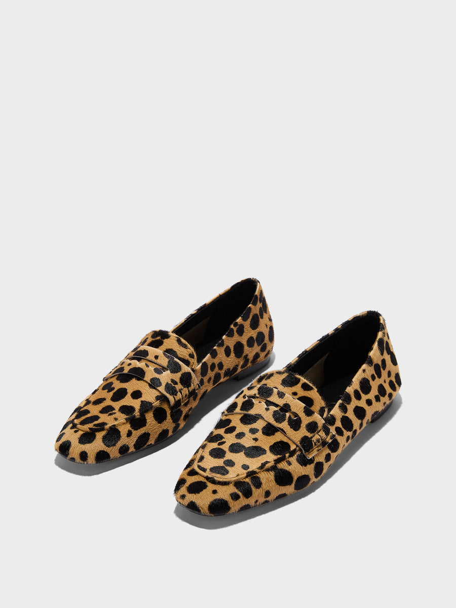 Alfie Leopard Loafers