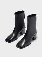 Amina Leather Ankle Boots - Image 3