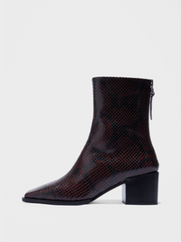 Amina Leather Ankle Boots