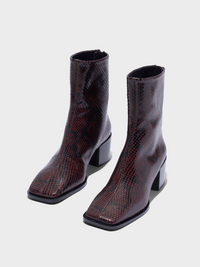 Amina Leather Ankle Boots