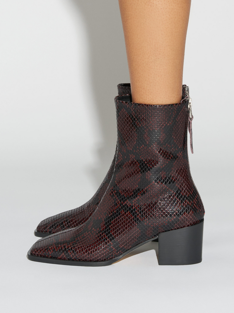 Amina Leather Ankle Boots