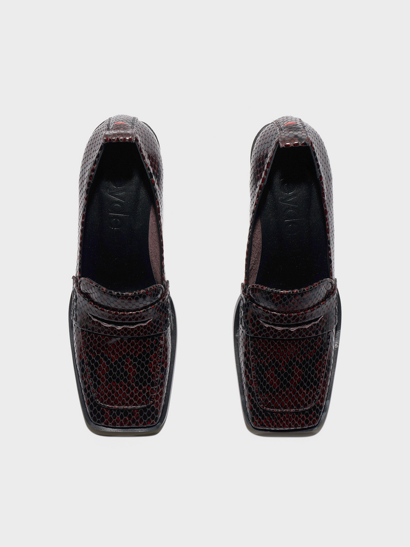 Anka Block-Heel Loafers