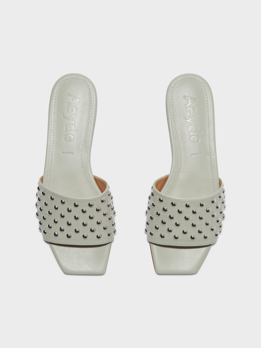 Anna Studded Leather Sandals