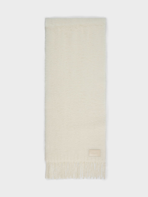 Aeyde | Bale Alpaca Scarves for Women | Creamy Alpaca | Luxury Materials | Handmade in Italy