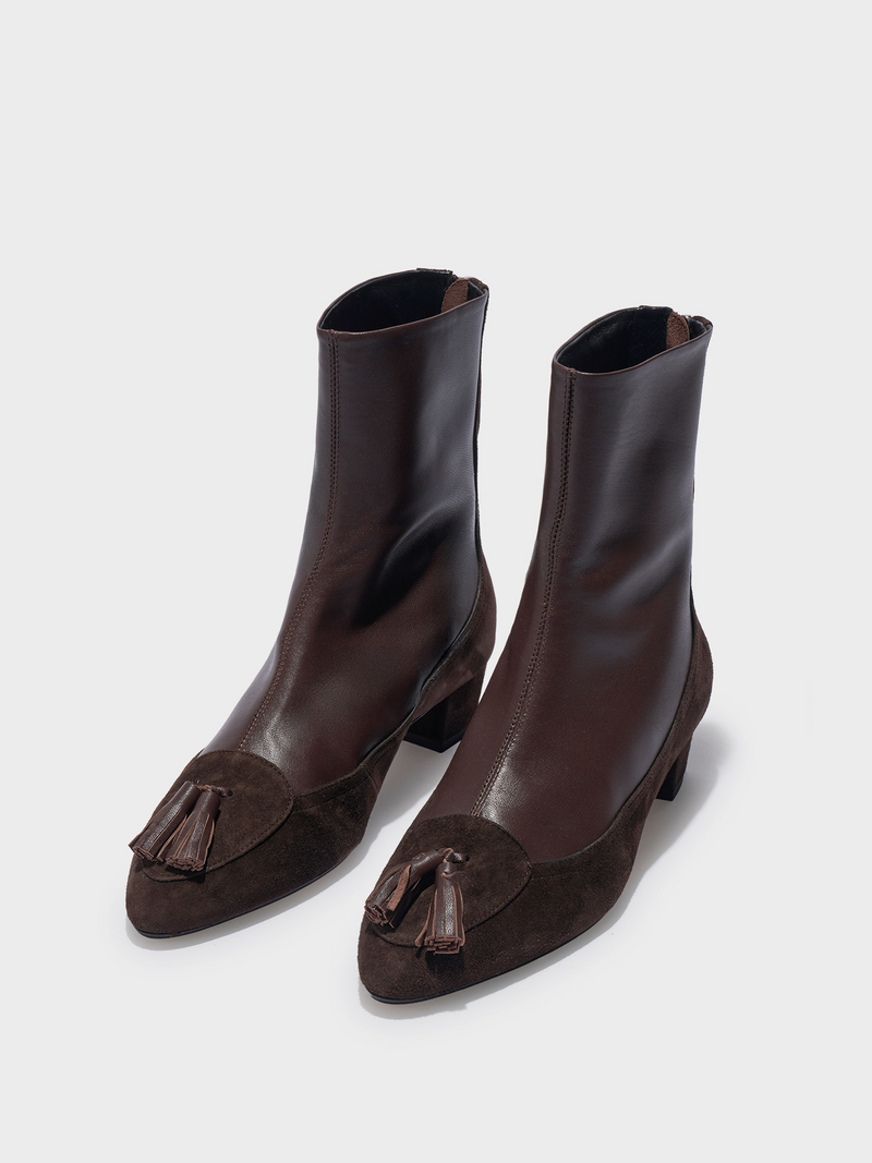 Betsy Tassel Ankle Boots