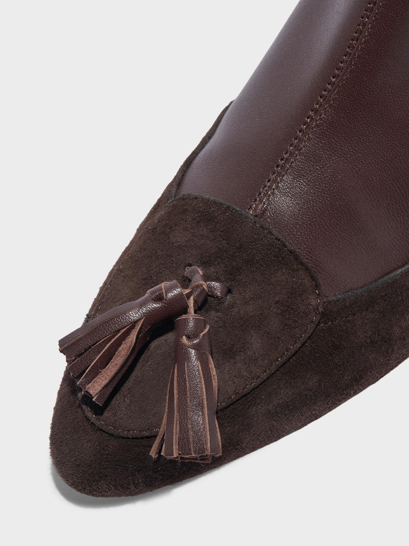 Betsy Tassel Ankle Boots