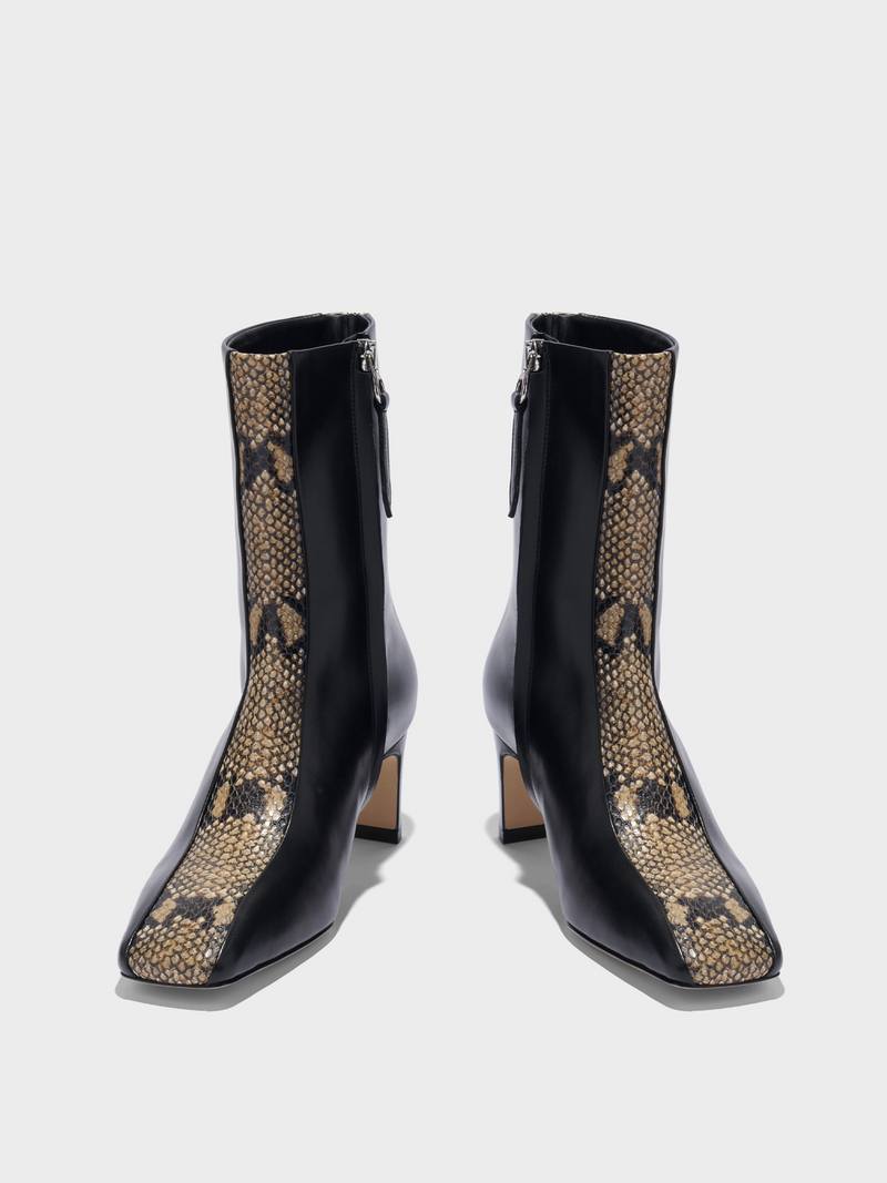 Billie Square-Toe Ankle Boots