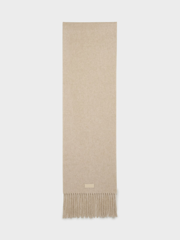 Aeyde | Bria Wool Scarves for Women | Sand Wool | Luxury Materials | Handmade in Italy