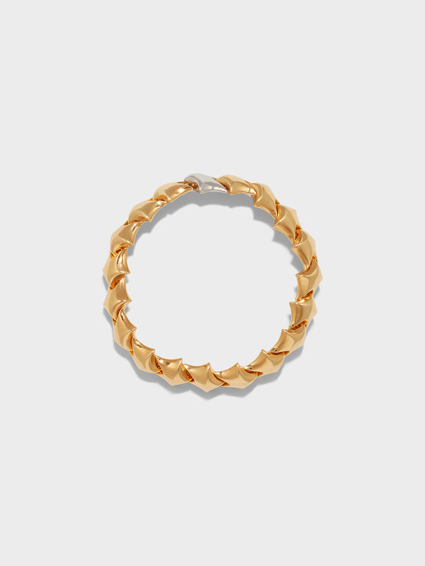 Aeyde | Brooks 18kt Gold-Plated Bracelet for Women | Luxury Materials | Handmade in Italy [x=50,y=50]