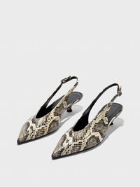 Camila Snake Print Pumps