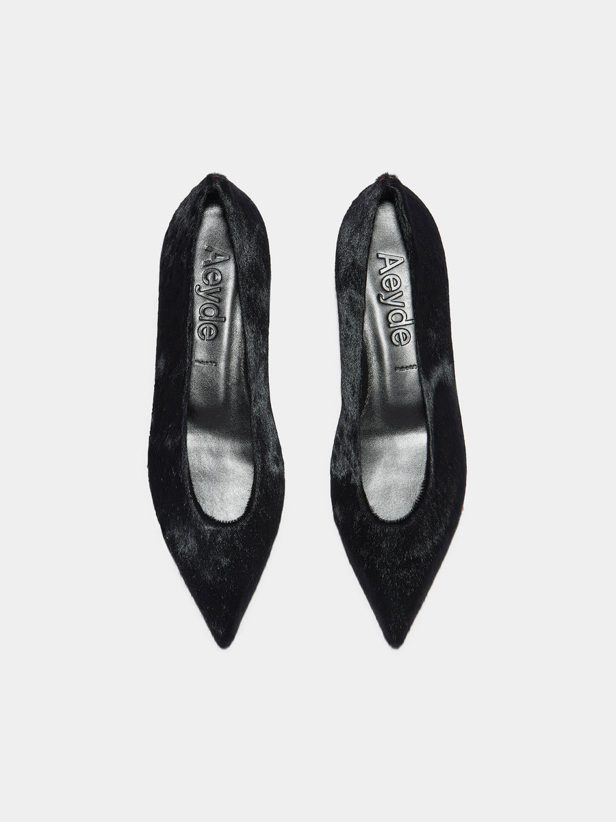 Cassy Pony Hair Ballet Flats