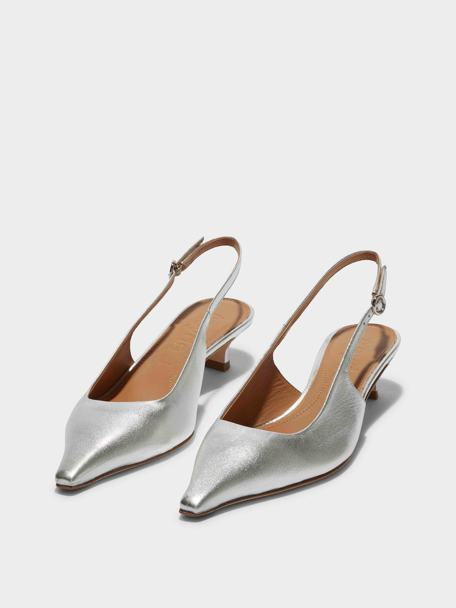 Catrina Leather Slingback Pumps