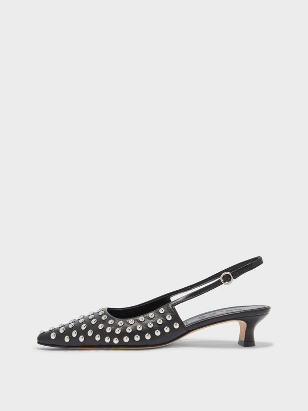 Catrina Studded Slingback Pumps