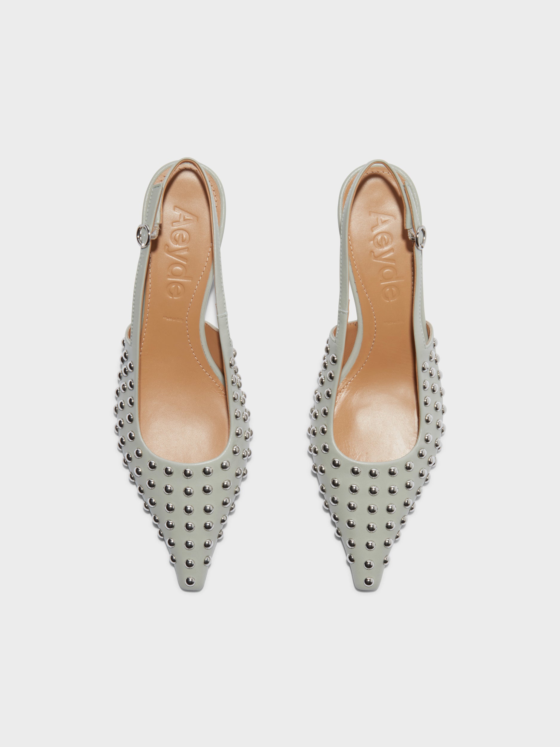 Catrina Studded Slingback Pumps - Image 5