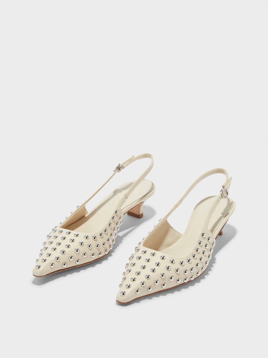 Catrina Studded Slingback Pumps