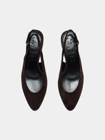 Celeste Suede Slingback Pumps - Image 5