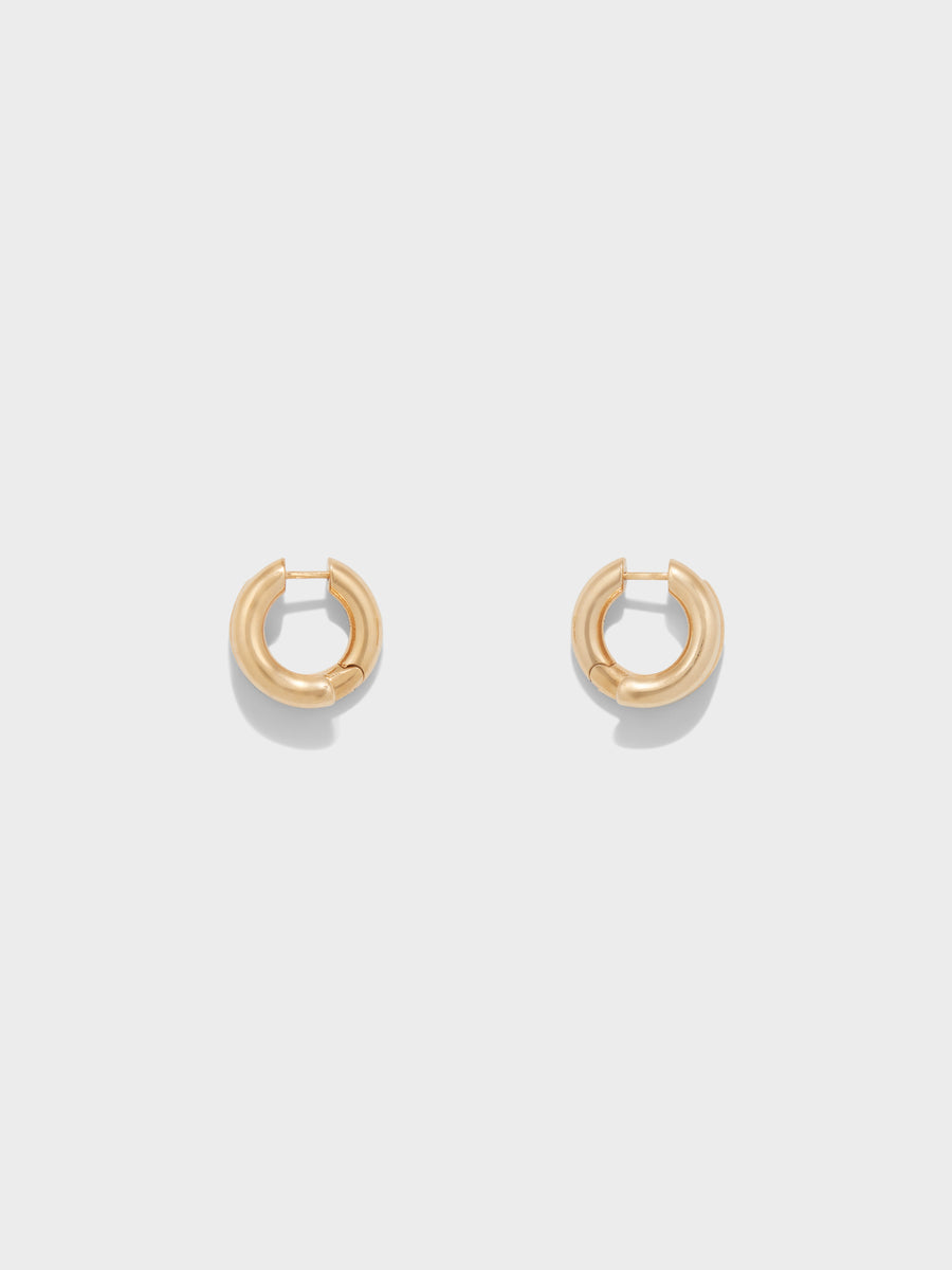 Clyde 18kt Gold-Plated Hoop Earrings