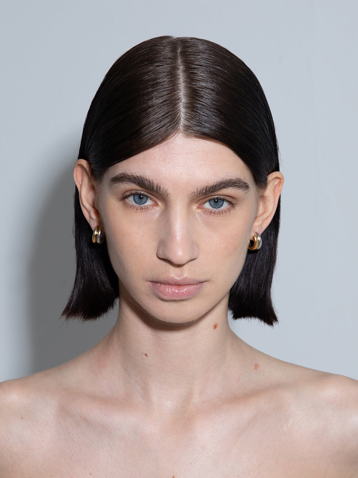 Clyde 18kt Gold and Palladium-Plated Hoop Earrings - Image 3