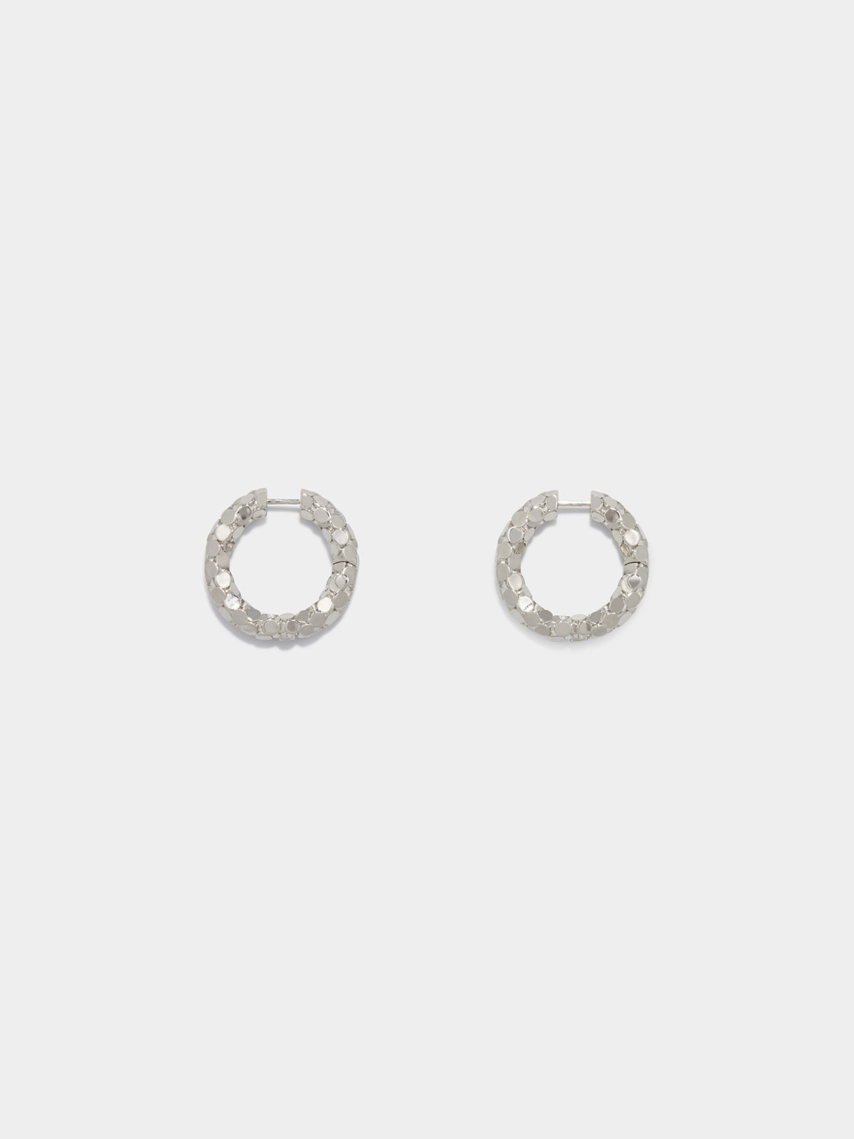 Cruz Palladium-Plated Hoop Earrings - Image 1