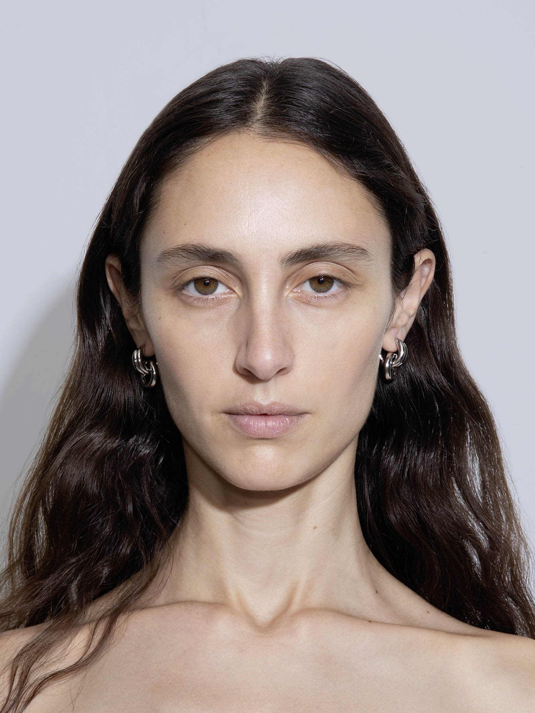 Aeyde | Cyrus Palladium-Plated Hoop Earrings