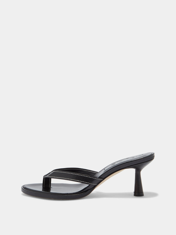 Daphne Leather Thong Sandals