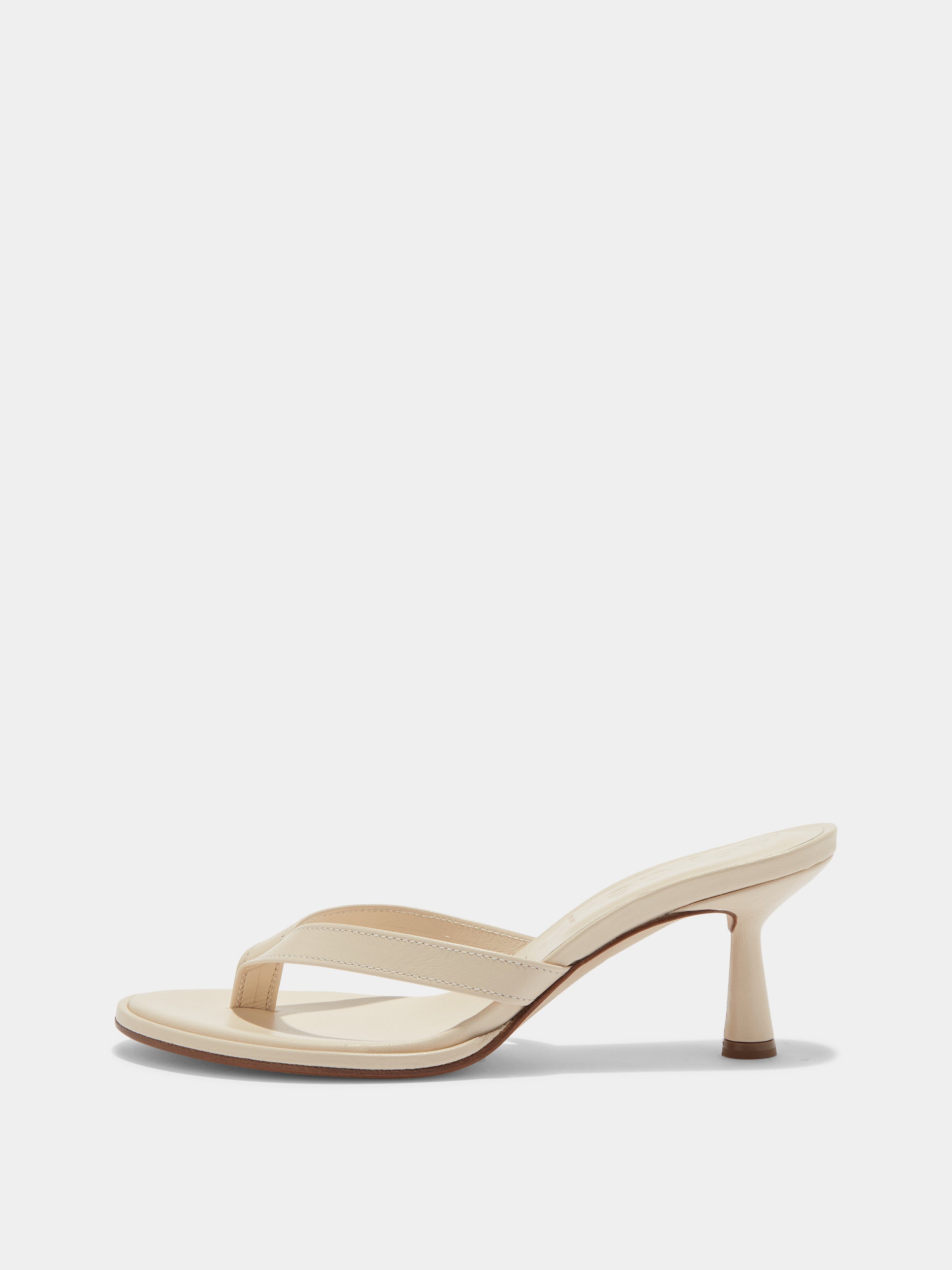 Daphne Leather Thong Sandals - Image 1