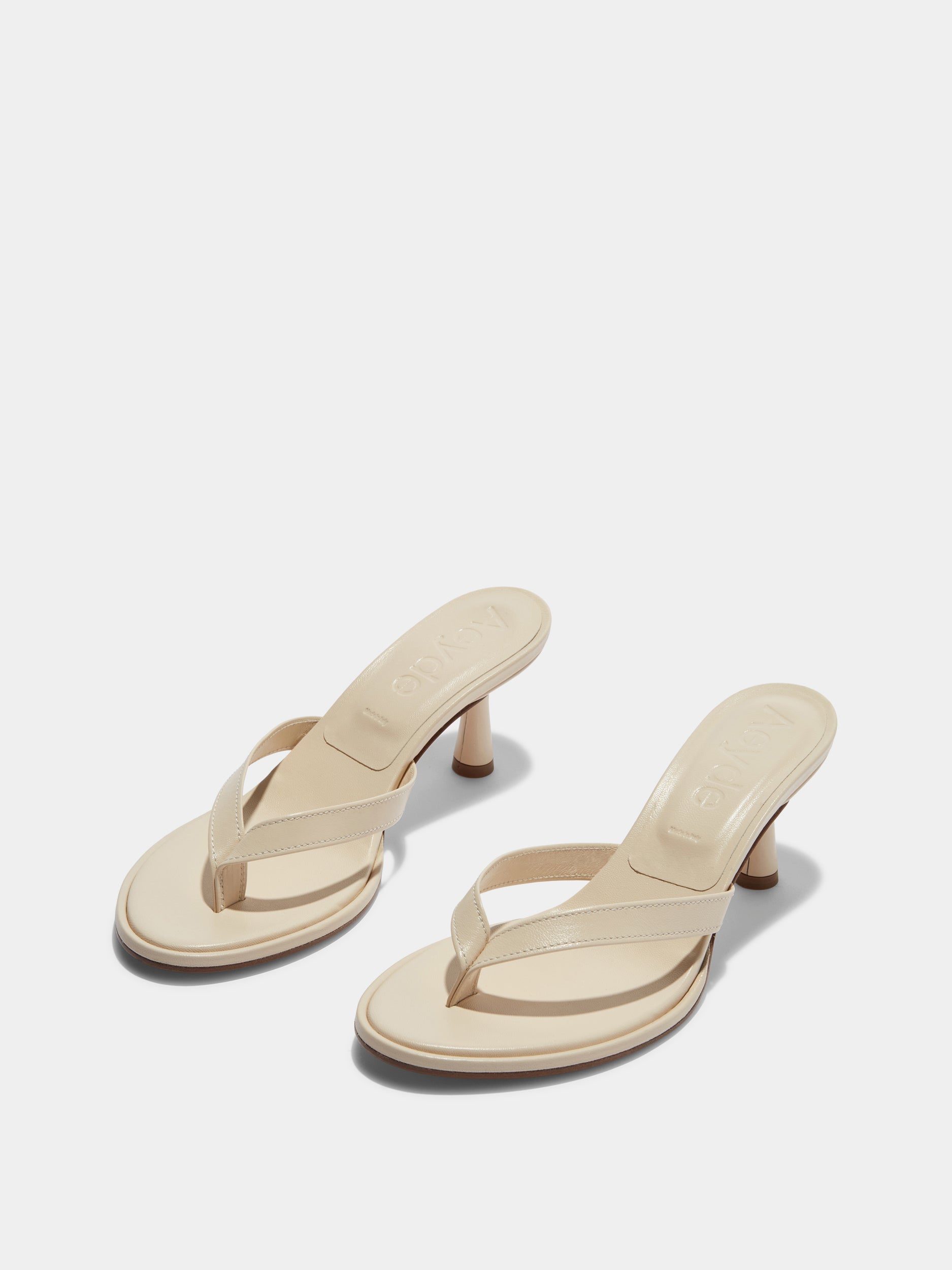 Daphne Leather Thong Sandals - Image 2