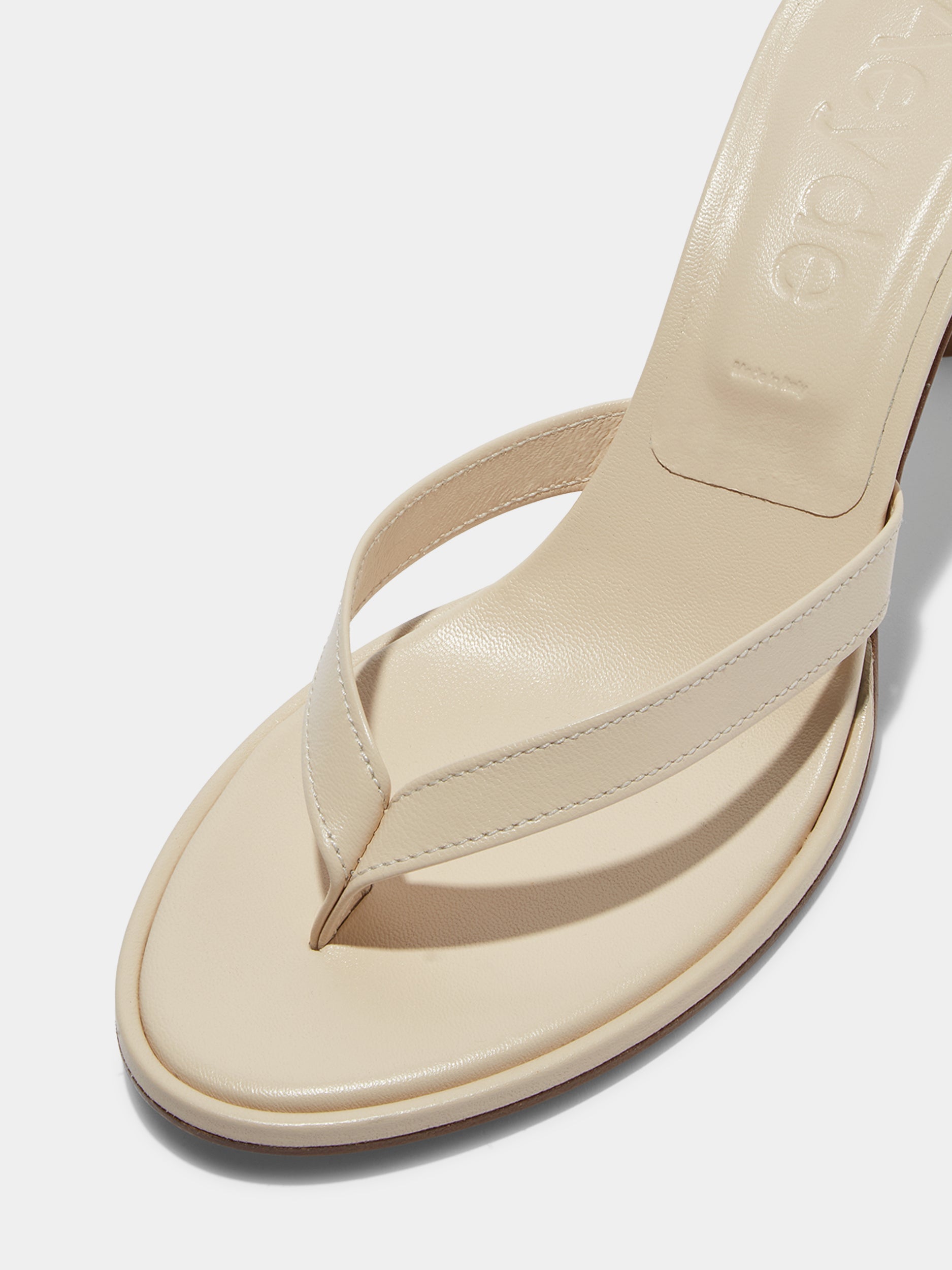 Daphne Leather Thong Sandals - Image 4