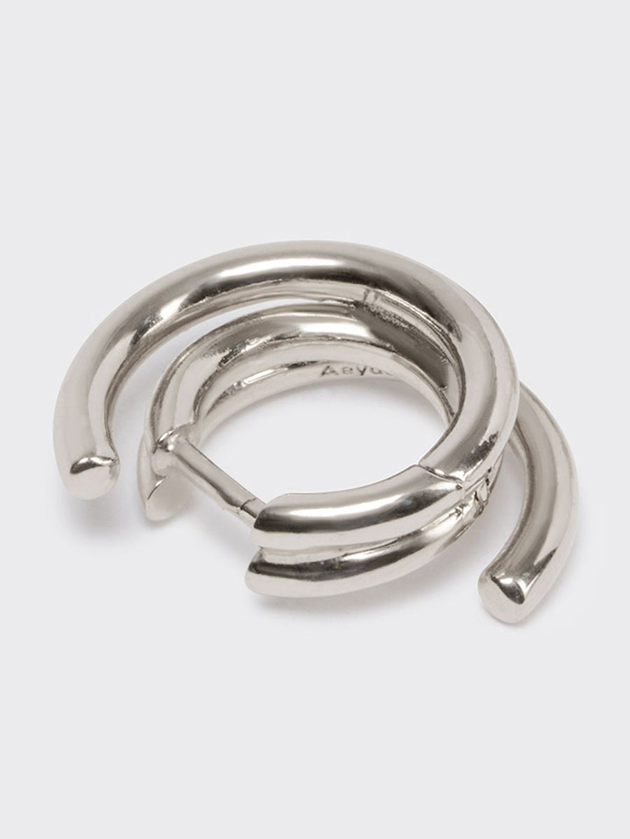 Dean Palladium-Plated Hoop Earrings