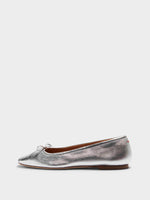 Delfina Leather Ballet Flats - Image 1