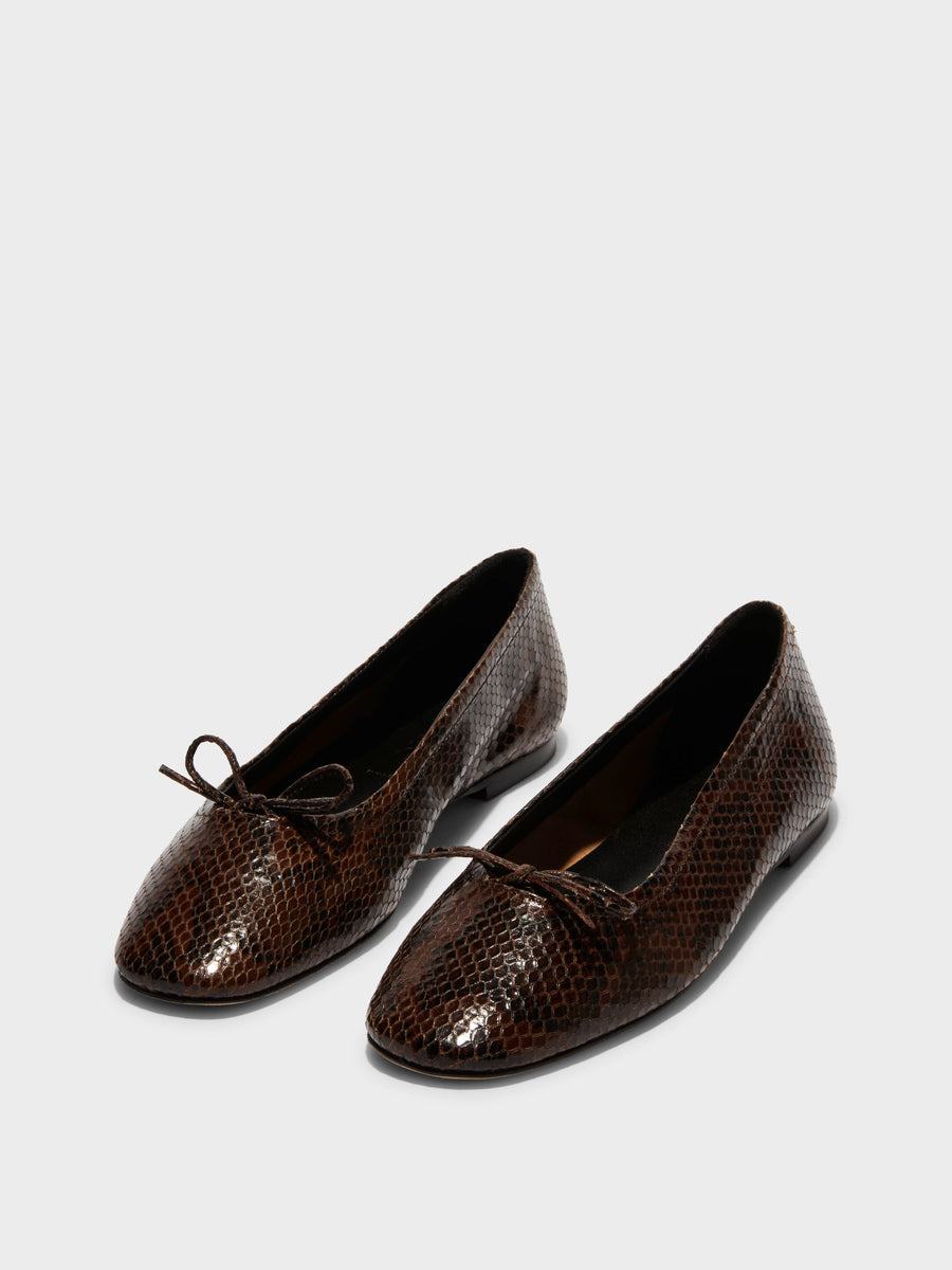 Delfina Leather Ballet Flats