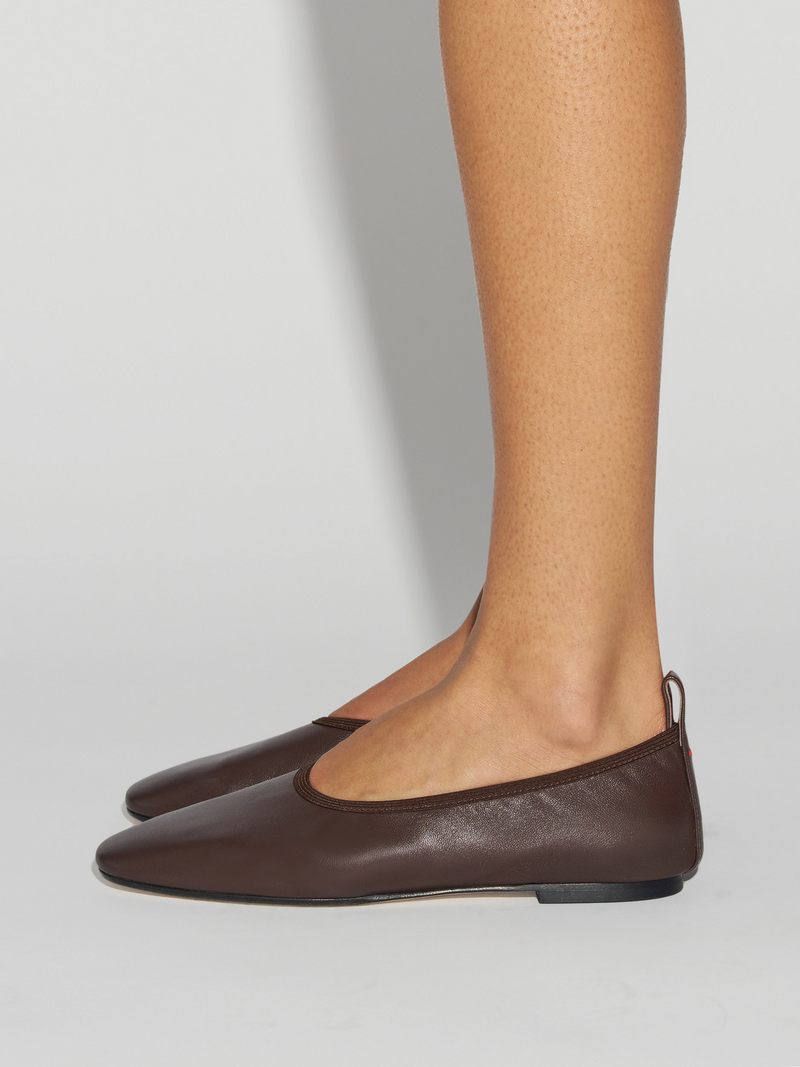 Dex Leather Flats