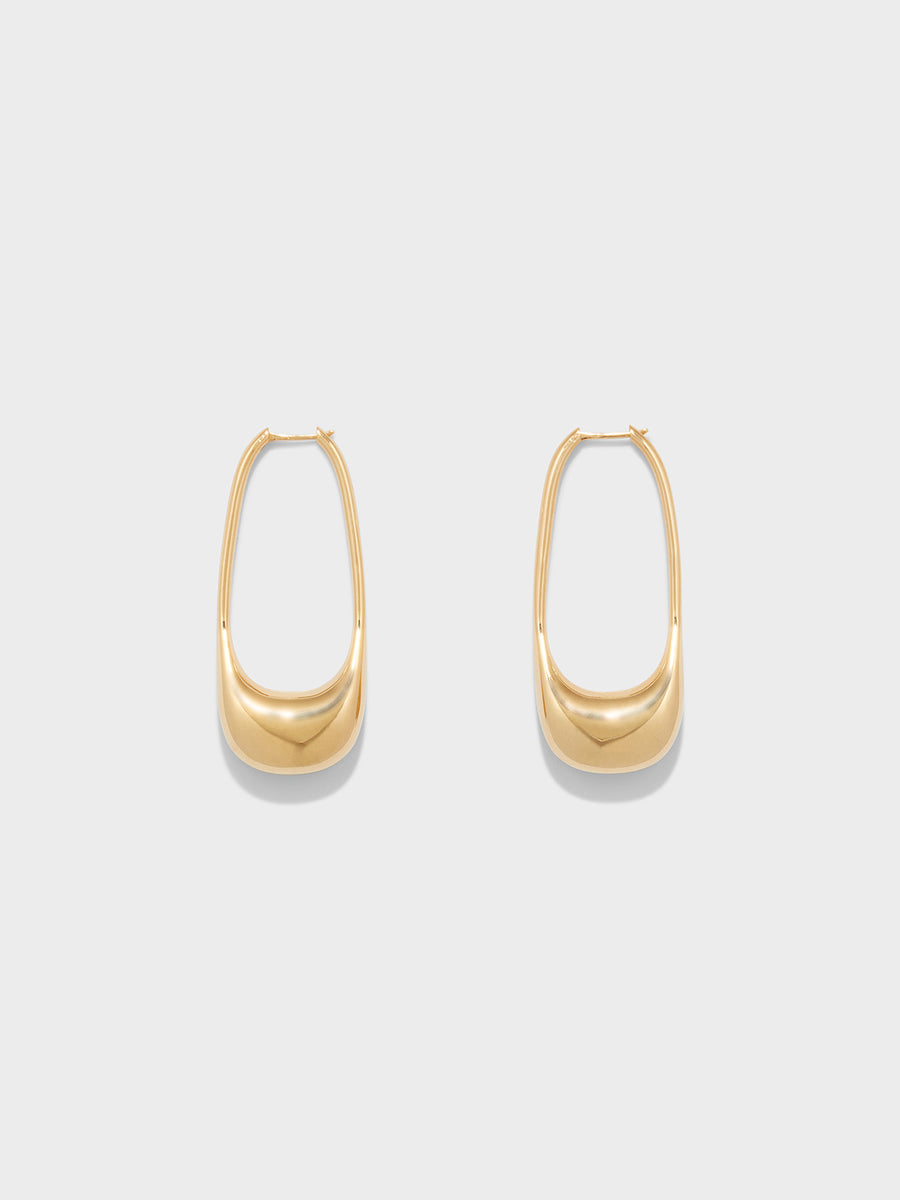 Eleanora 18kt Gold-Plated Hoop Earrings