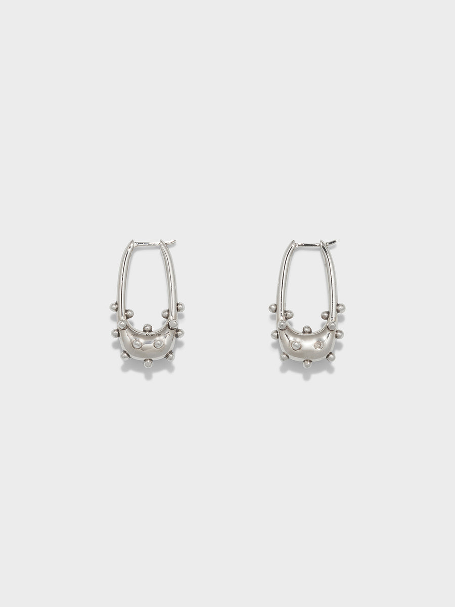 Elias Palladium-Plated Hoop Earrings