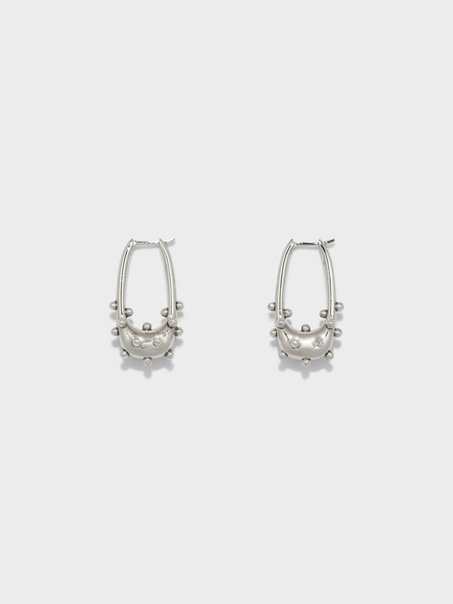 Elias Palladium-Plated Hoop Earrings