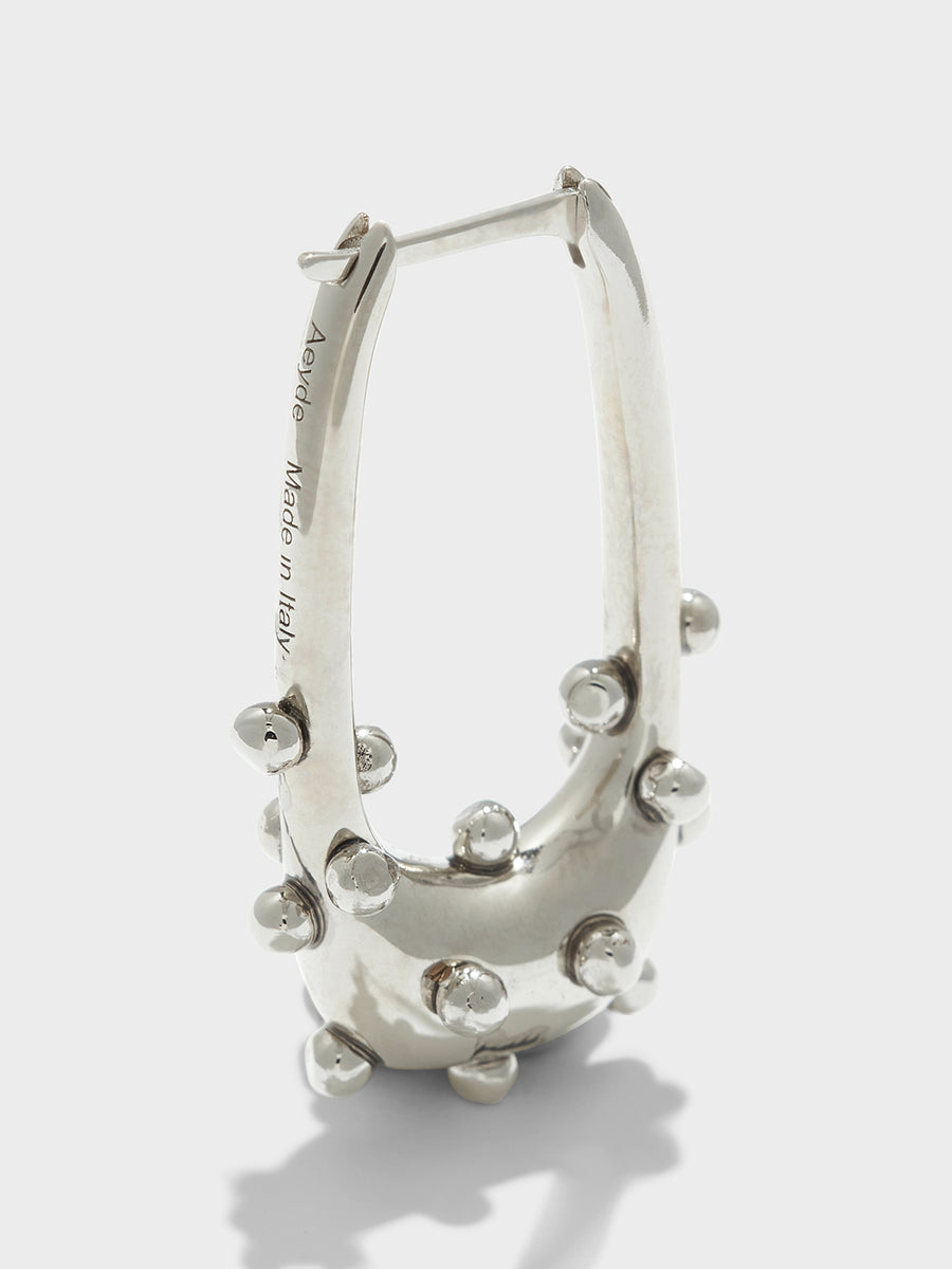 Elias Palladium-Plated Hoop Earrings