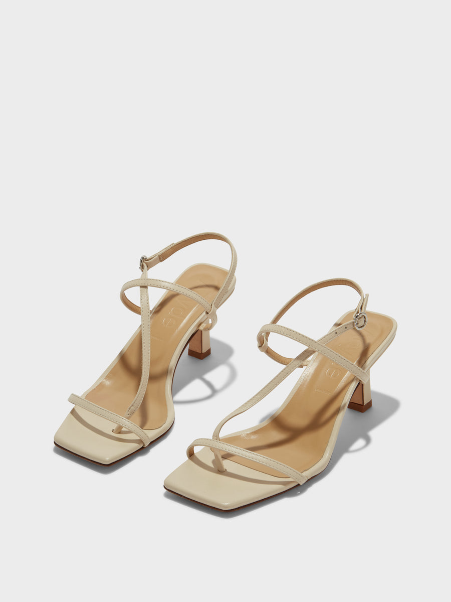 Elise Leather Toe-Post Sandals