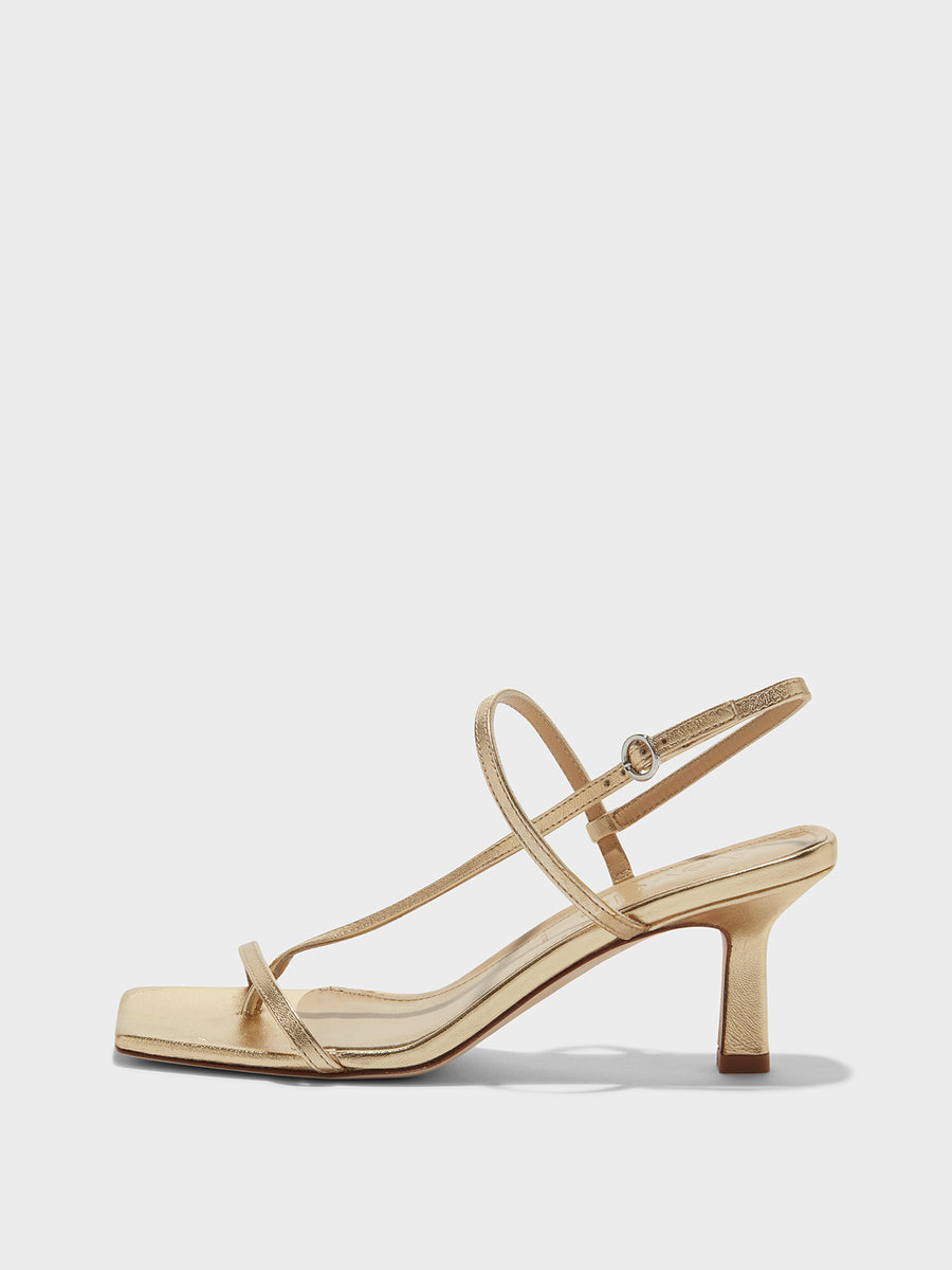 Elise Leather Toe-Post Sandals