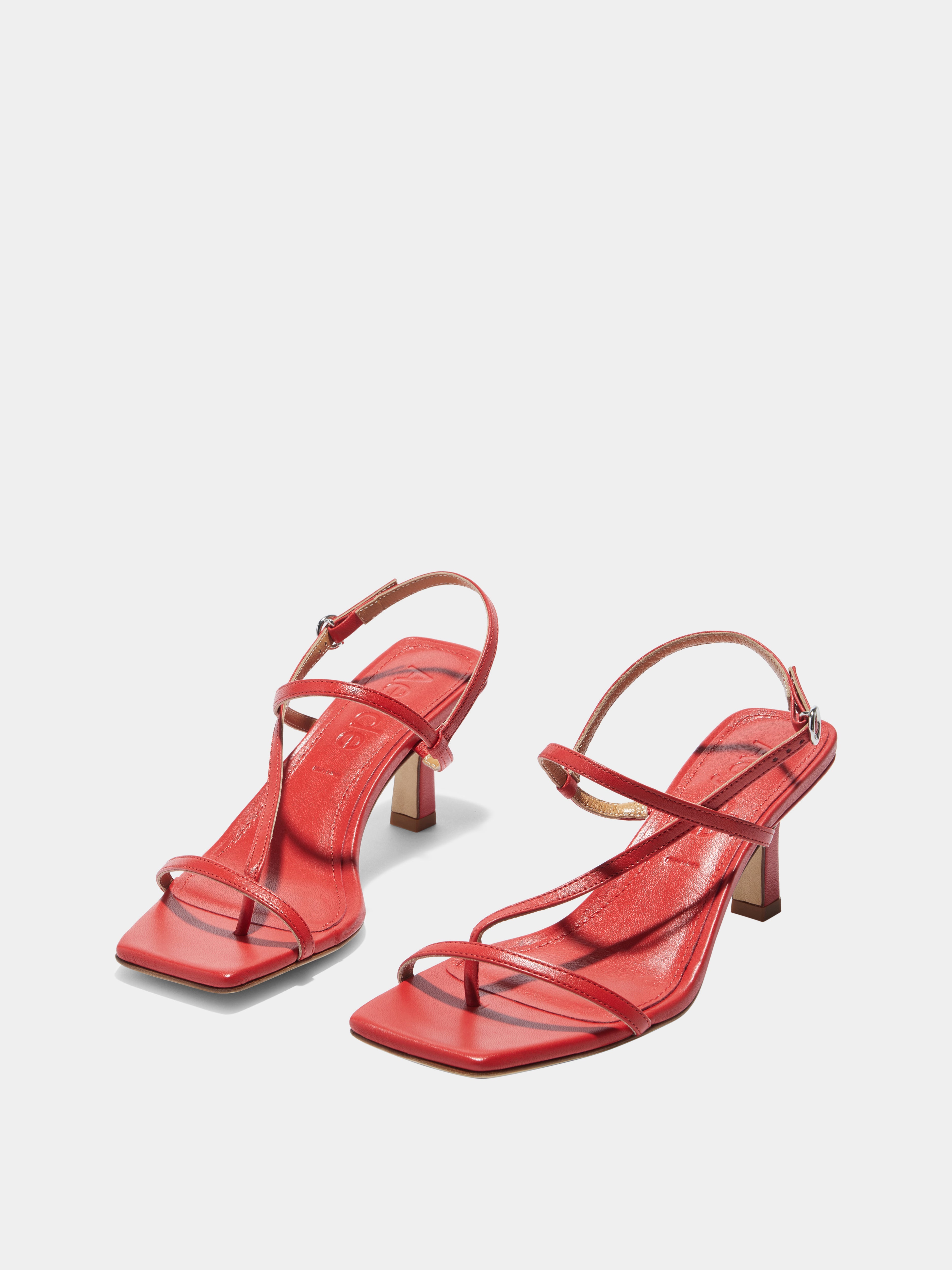 Elise Leather Toe-Post Sandals - Image 2