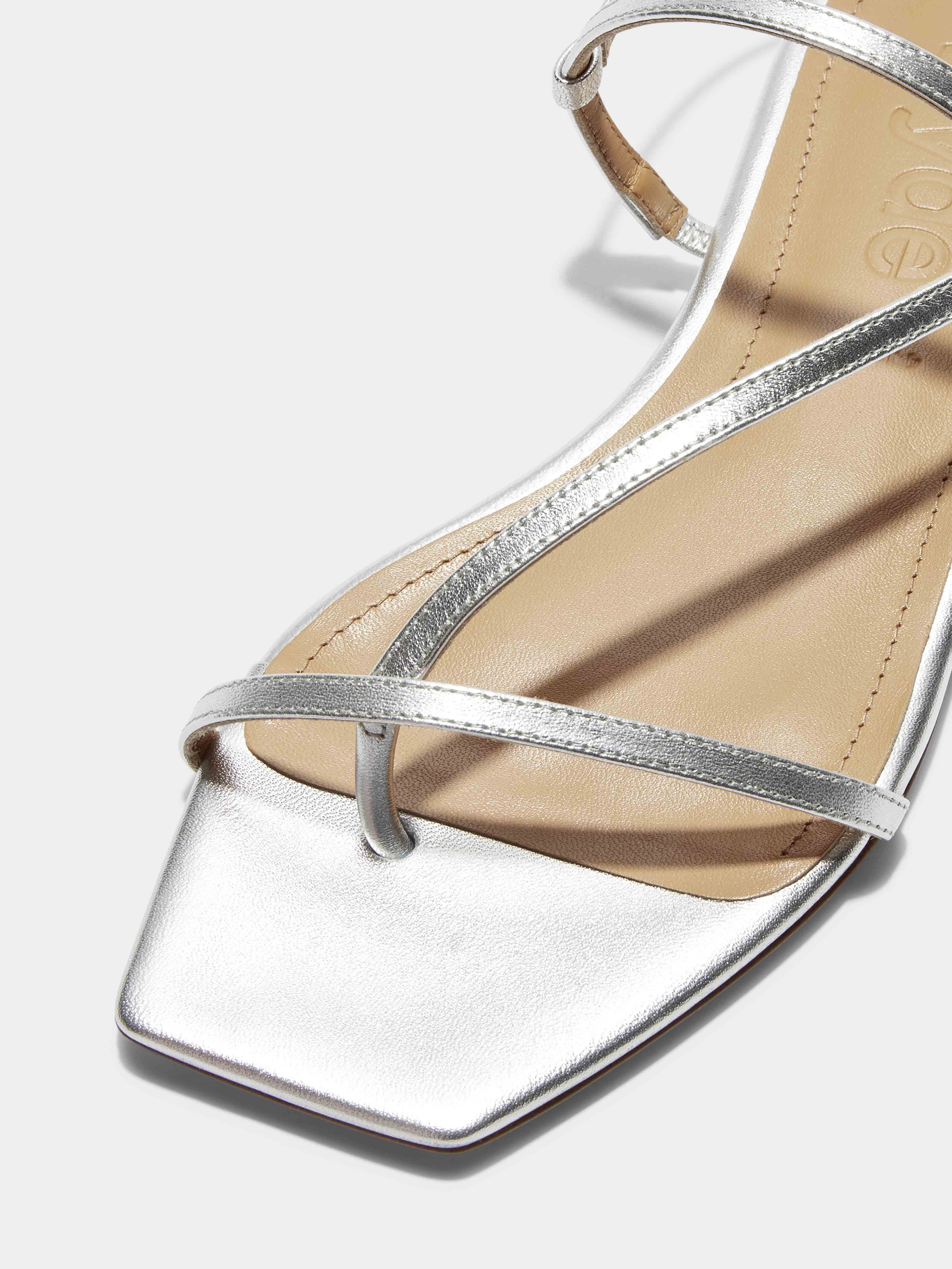 Ella Leather Toe-Post Sandals - Image 3