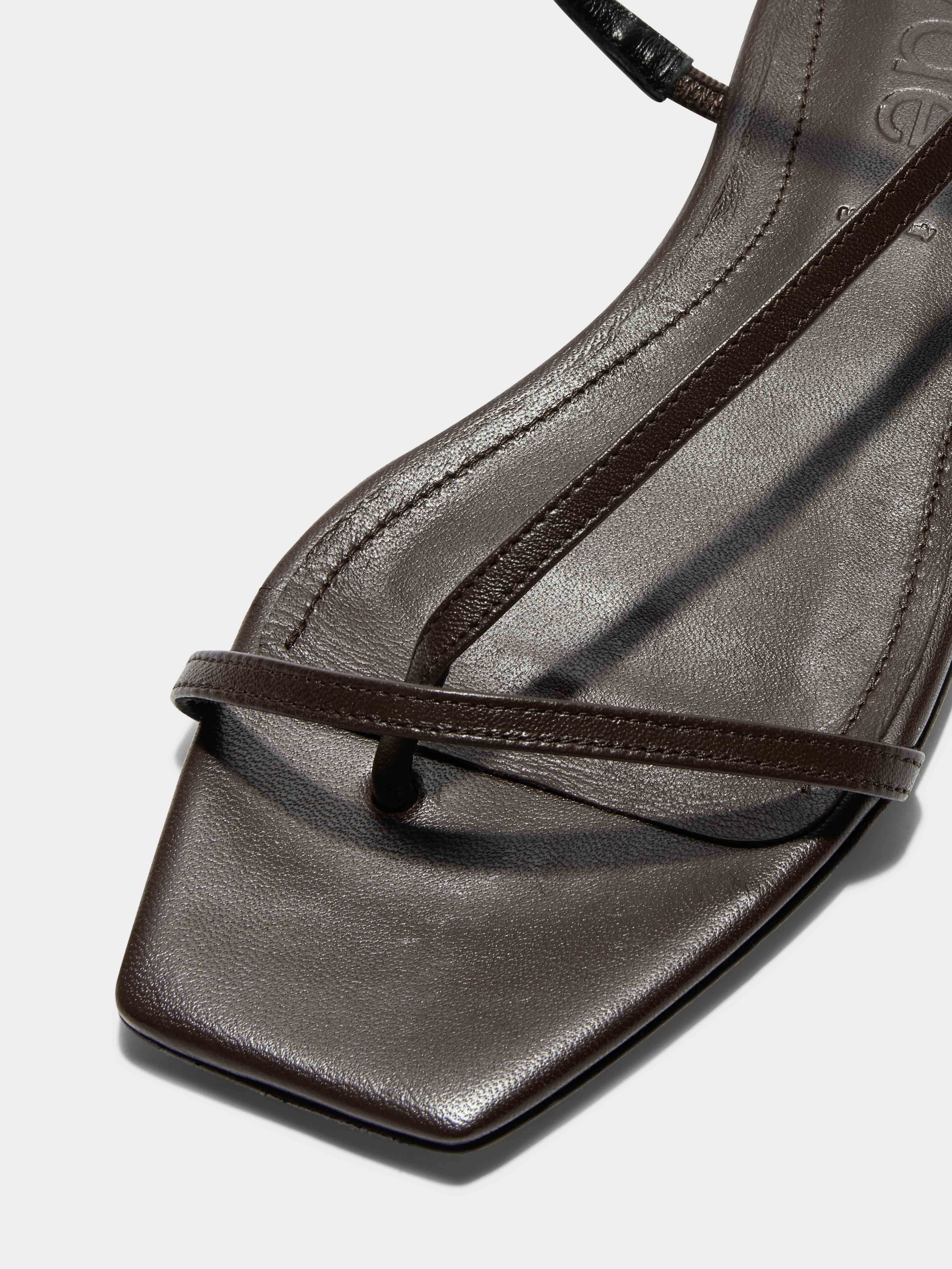 Ella Leather Toe-Post Sandals - Image 4
