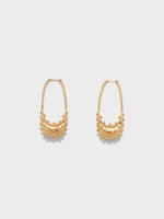Ellen 18kt Gold-Plated Hoop Earrings - Image 2