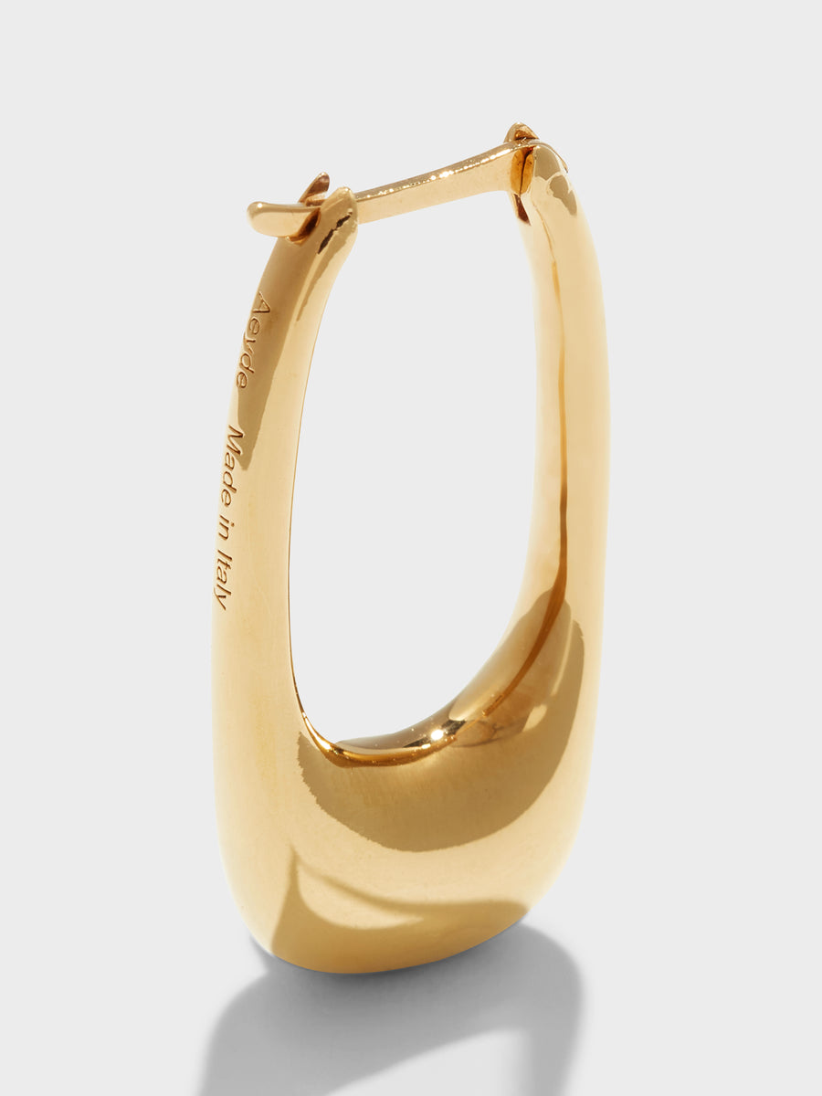 Ellis 18kt Gold-Plated Hoop Earrings