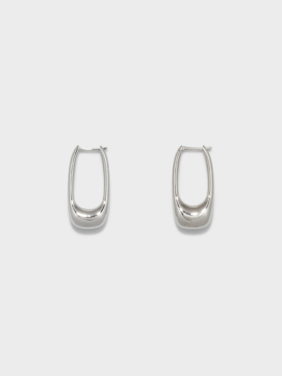 Ellis Palladium-Plated Hoop Earrings