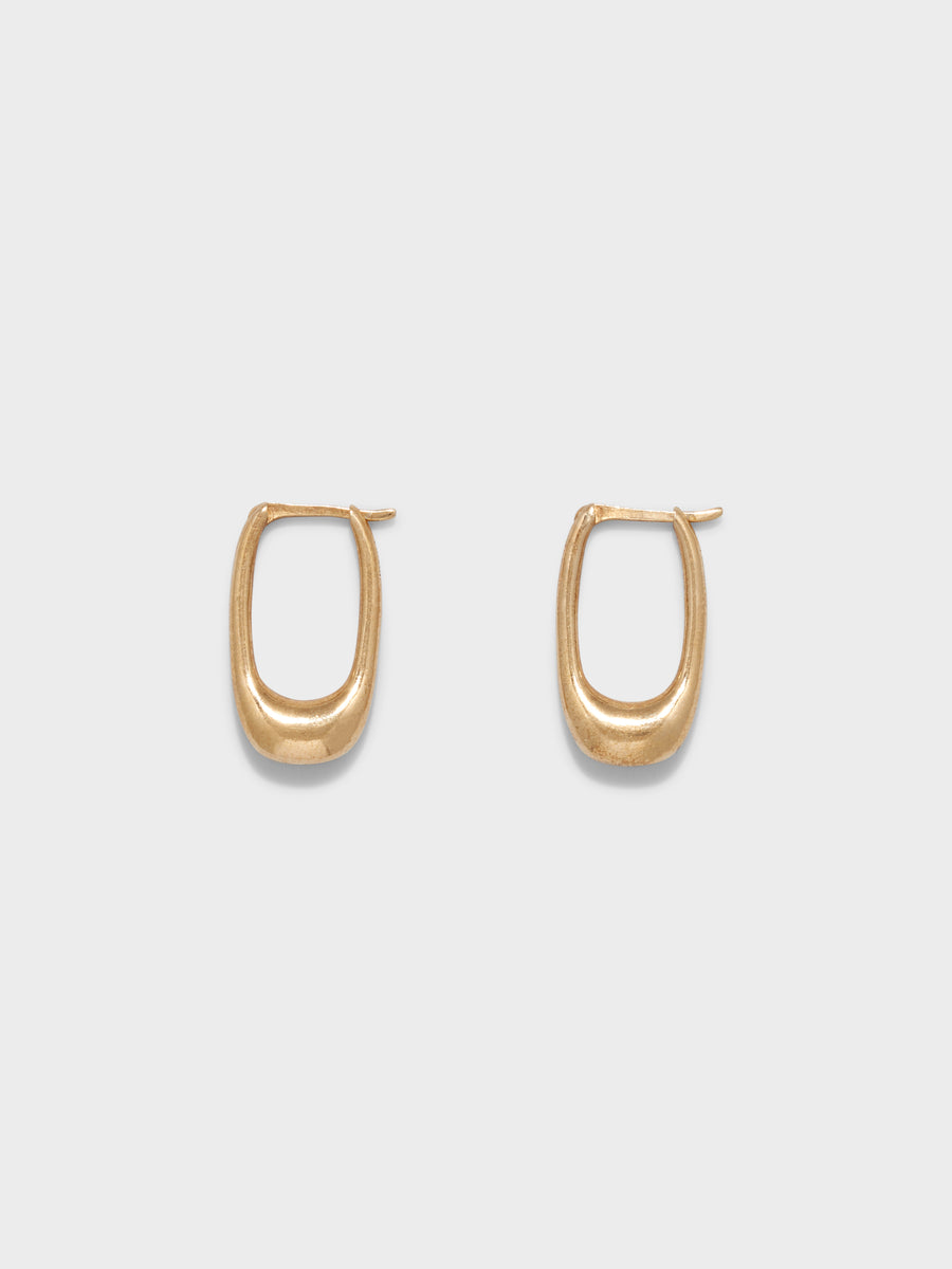 Elton 18kt Gold-Plated Hoop Earrings